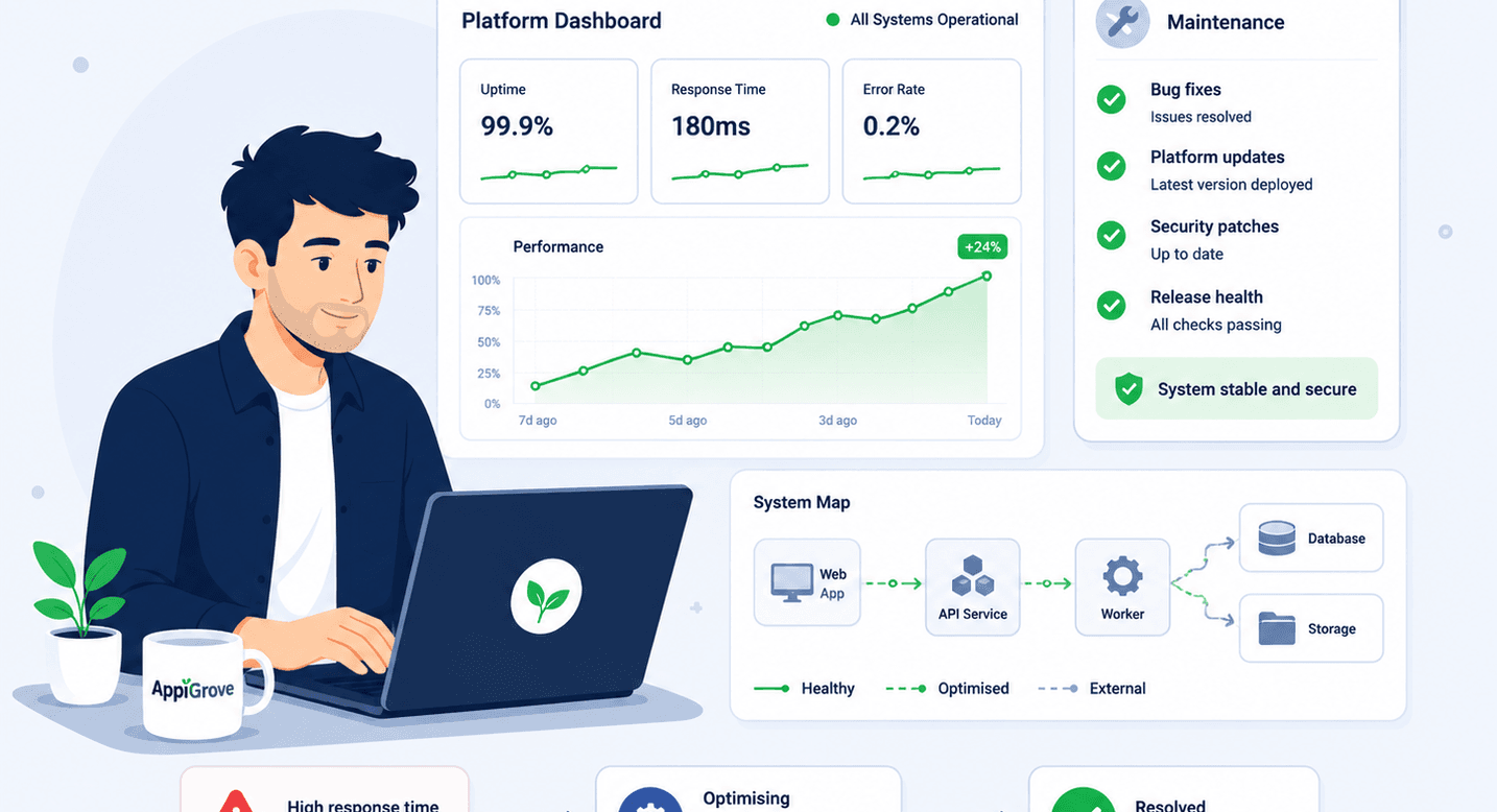 Platform Support & Optimisation illustration