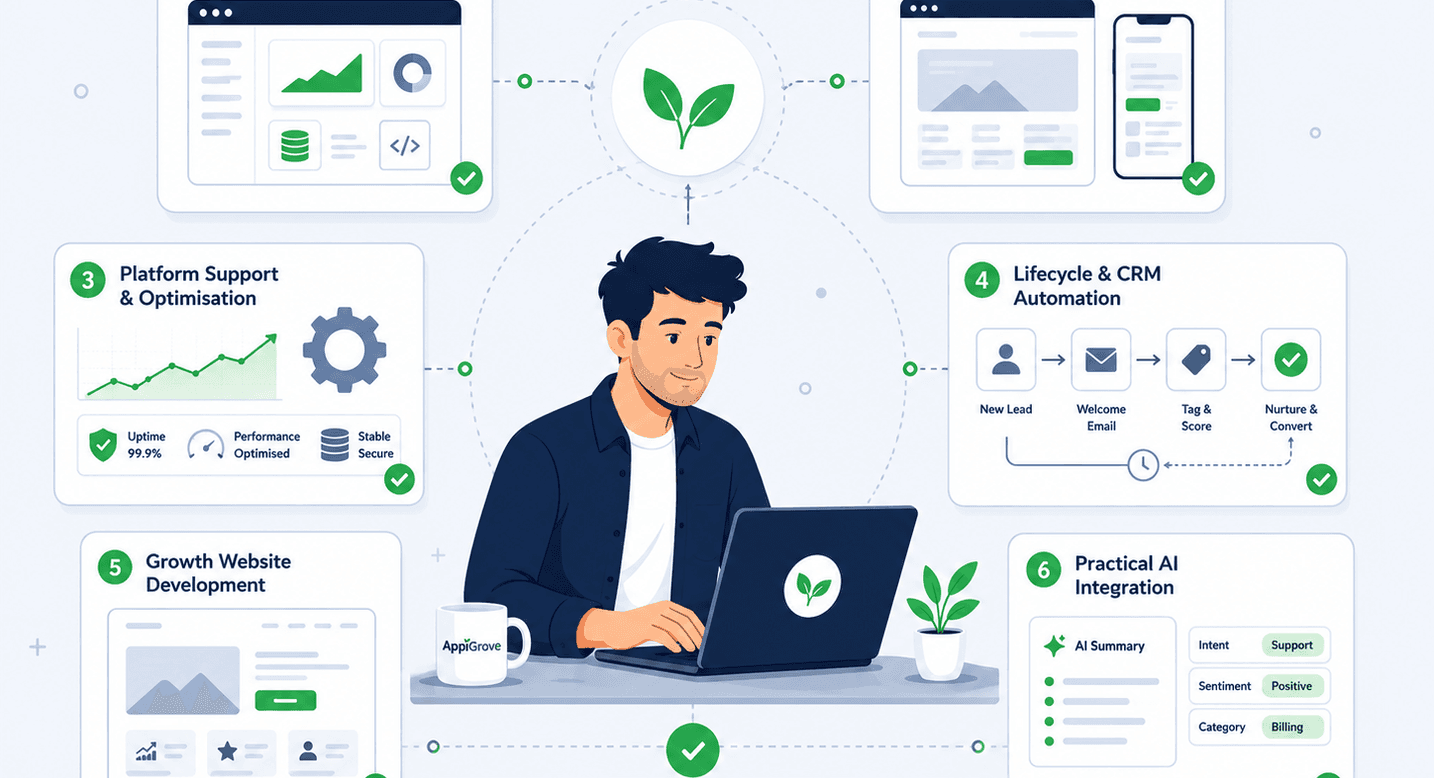 Web App & Native App Development illustration