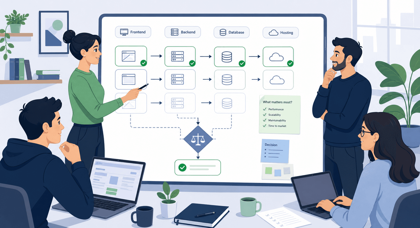 Choosing the Right Tech Stack for Your Website cover image