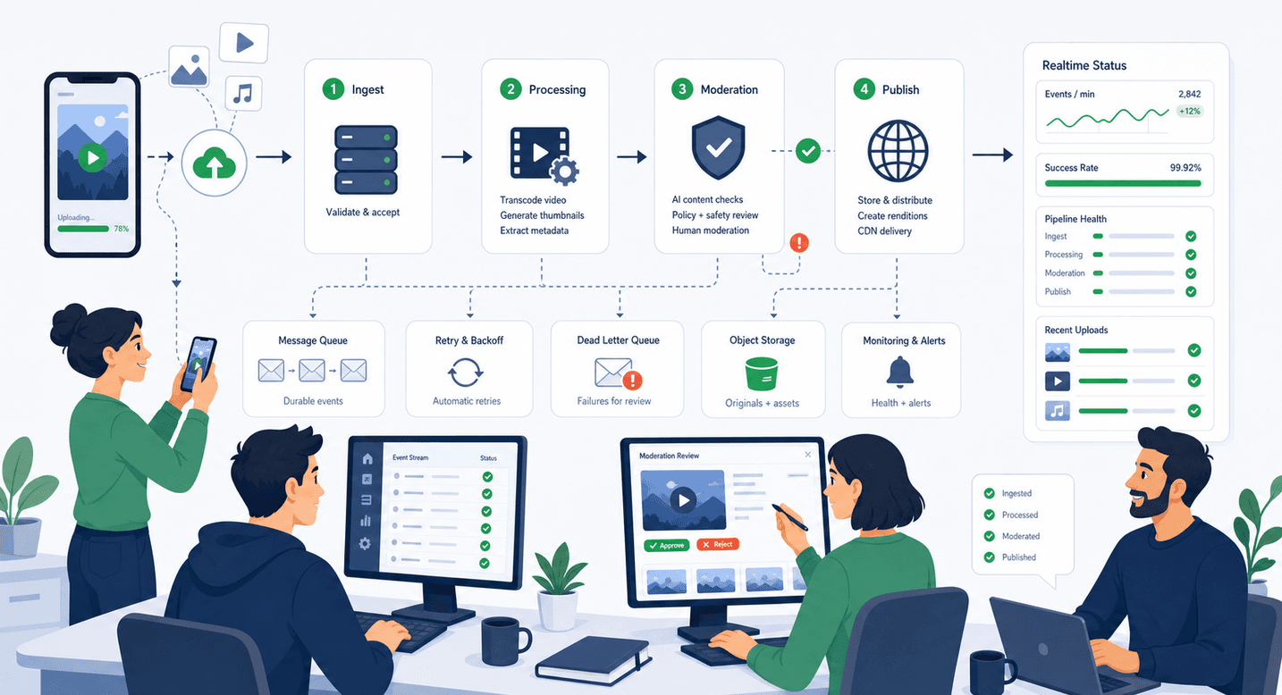 Building an Event-Driven Media Pipeline for Mobile Uploads cover image