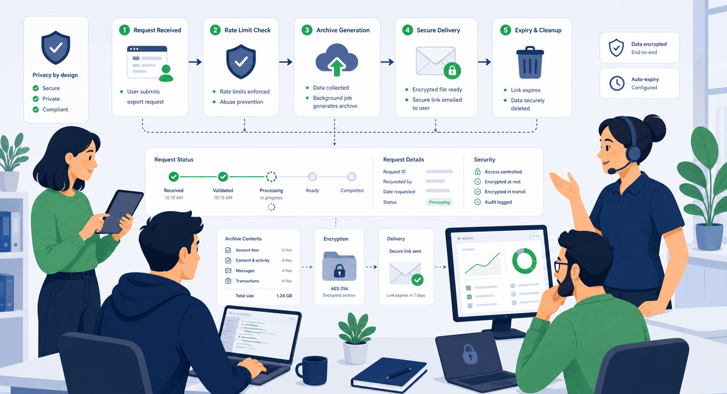 Automating Data Export Requests Without Manual Support Queues cover image