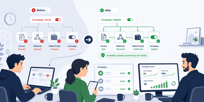 Connecting Billing Events to Real Campaign Availability cover image