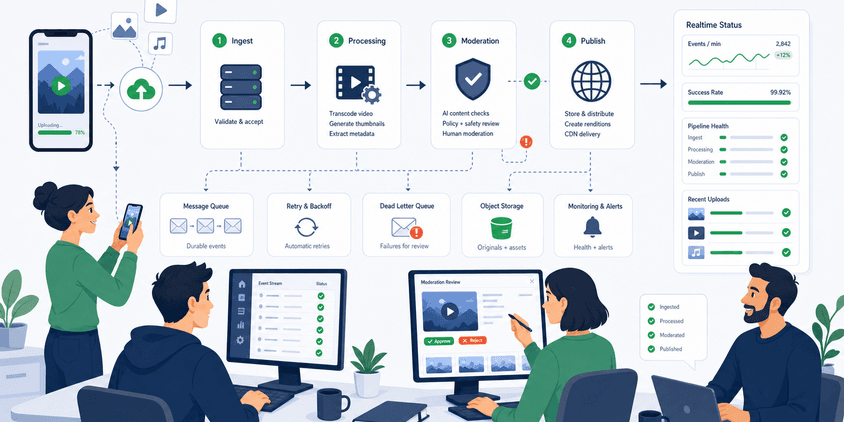 Building an Event-Driven Media Pipeline for Mobile Uploads cover image