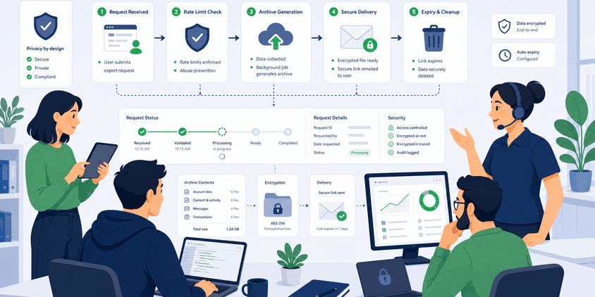 Automating Data Export Requests Without Manual Support Queues cover image
